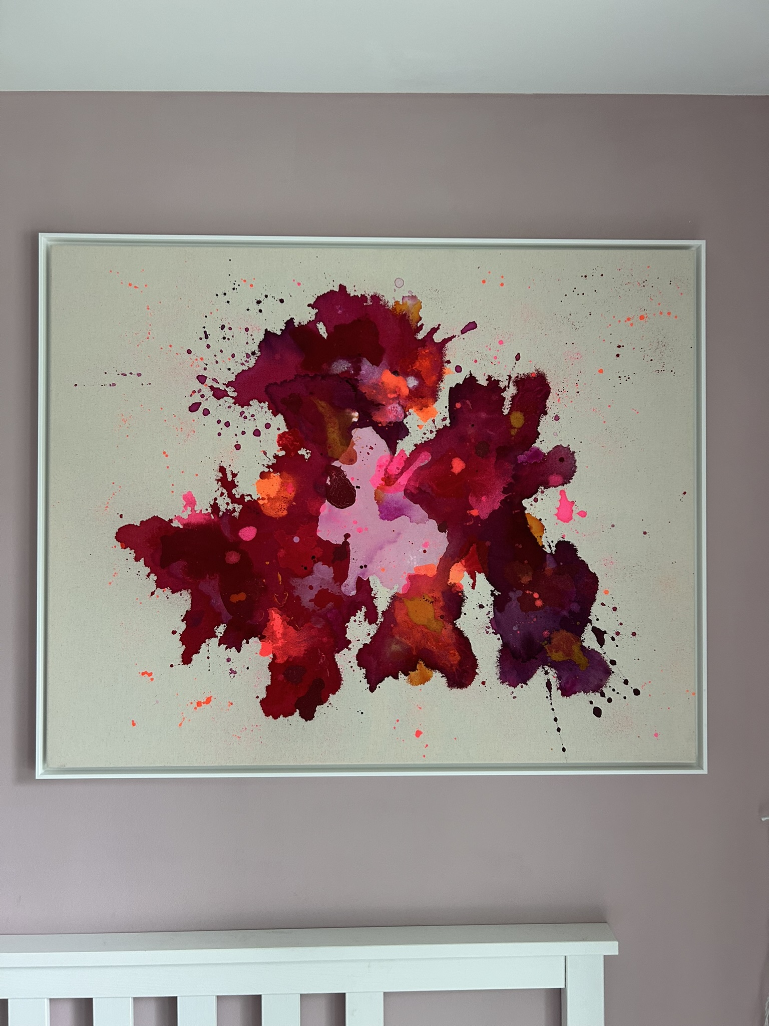 Befreiung, 2025, Acryl auf roher Baumwollleinwand, Ansicht 9